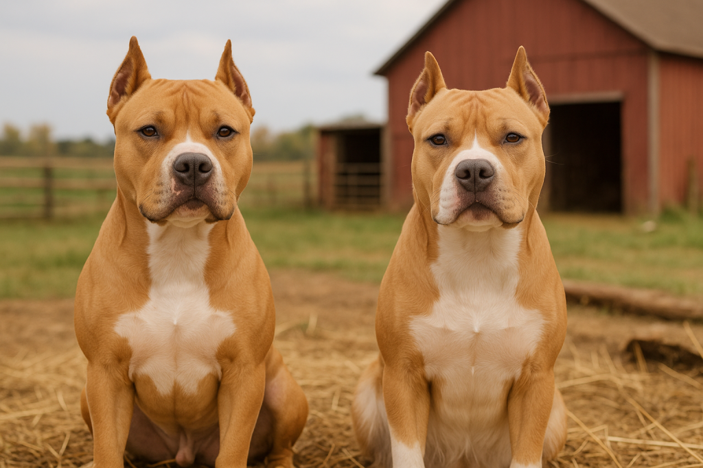 Pitbull Terrier custom felt replica comparison