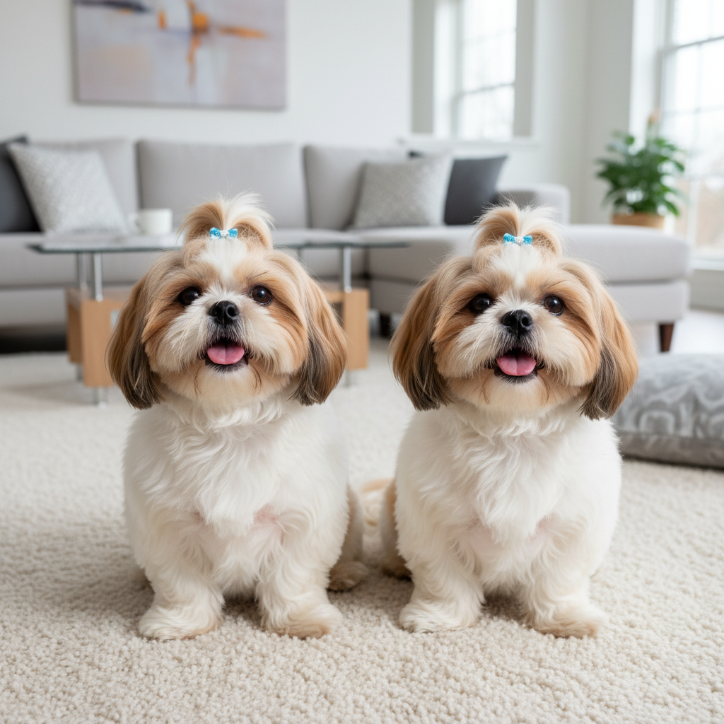 Handcrafted luxury pet replica of a dog made from wool felt by AIPetNest